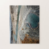 Blaues Loch Puzzle (Vertikal)