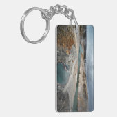 Blaues Loch Schlüsselanhänger (Vorderseite links)