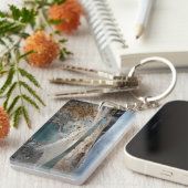 Blaues Loch Schlüsselanhänger (Vorderseite rechts)