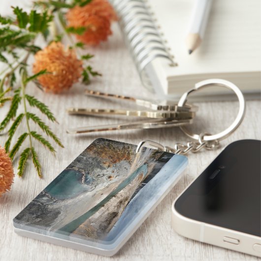 Blaues Loch Schlüsselanhänger (Vorderseite rechts)