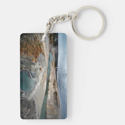 Blaues Loch Schlüsselanhänger (Rückseite)