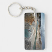 Blaues Loch Schlüsselanhänger (Vorderseite)