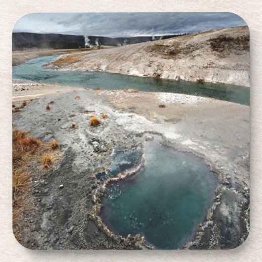 Blaues Loch Untersetzer (Vorderseite)