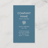 blaues logicskull visitenkarte (Rückseite)