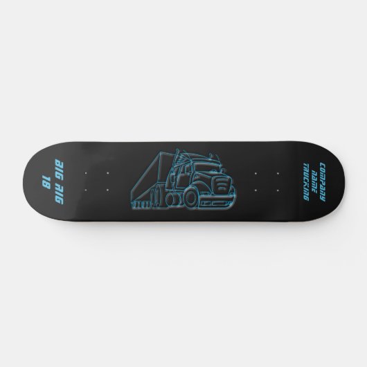 Blaues Logo für den Straßenverkehr Skateboard (Horizontal)