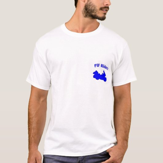 Blaues Logo-Shirt T-Shirt (Vorderseite)