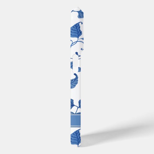 Blaues Lotus-Blume Chinesisches Töpfermuster Case-Mate iPhone Hülle (Rückseite / Rechts)