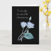 Blaues Lotus durch Pierre Joseph Redoute Karte (Gelbe Blume)