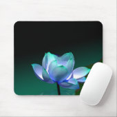 Blaues Lotus in voller Blüte, mousepad (Mit Mouse)