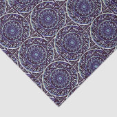 Blaues Mandala für Entkundung Seidenpapier (Ausschnitt)