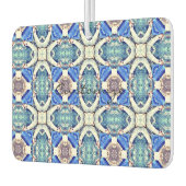 Blaues Mandala-Herz Muster Thunder_Cove Autolufterfrischer (Links)