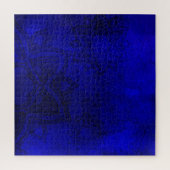 Blaues Mandala-Muster Puzzle (Vertikal)