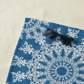 Blaues Mandala Strandtuch (Beispiel)