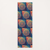 Blaues Mandala  Yogamatte (Vorderseite)