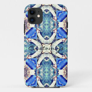 Blaues Mandalaherzmuster Thunder_Cove Case-Mate iPhone Hülle