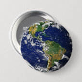 Blaues Marble_Mundo Profundo Button (Vorne & Hinten)