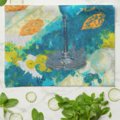 Blaues Margarita-Bar-Tuch Handtuch (Gefaltet)