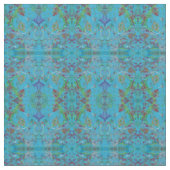 Blaues Marmormalerei-Muster-Gewebe Stoff (Nahaufnahme)