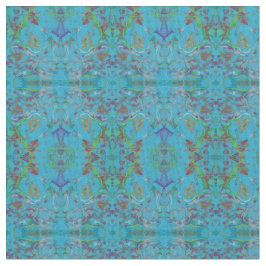 Blaues Marmormalerei-Muster-Gewebe Stoff