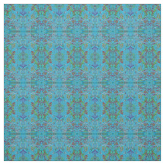 Blaues Marmormalerei-Muster-Gewebe Stoff