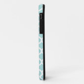 Blaues marokkanisches Muster mit Monogram iPhone 5 Case-Mate iPhone Hülle (Hinten/Links)