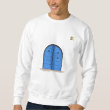 Blaues marokkanisches Tor – Langarmshirt