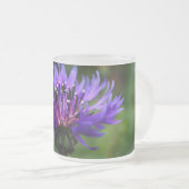 Blaues Mattglastasse (VorderseiteRechts)