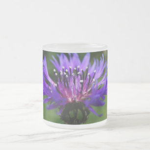 Blaues Mattglastasse