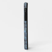 Blaues Mattiertes Glas Case-Mate iPhone Hülle (Hinten/Links)