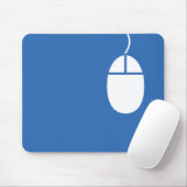 blaues Mäuseikone mousepad (Mit Mouse)