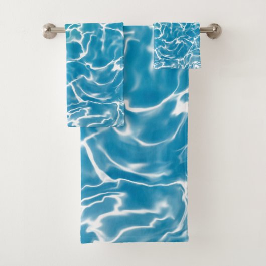 Blaues Meer Badhandtuch Set (Insitu)