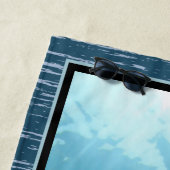 Blaues Meer beim Tauchen Strandtuch (Beispiel)