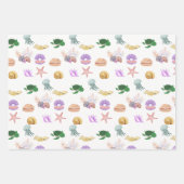 Blaues Meer Geschenkpapier Set (Vorderseite 2)