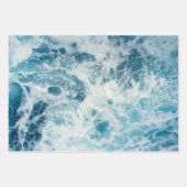 Blaues Meer Geschenkpapier Set (Vorderseite 3)