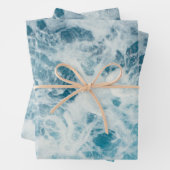 Blaues Meer Geschenkpapier Set (Beispiel)