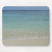 Blaues Meer Himmelswolken-Sandvorlage Mousepad (Vorne)