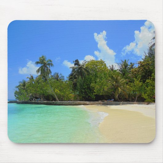 Blaues Meer Himmelswolken - Skandaludenvorlage Mousepad (Vorne)