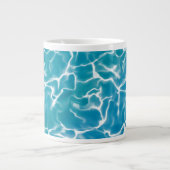 Blaues Meer* Jumbo-Tasse (Vorderseite)
