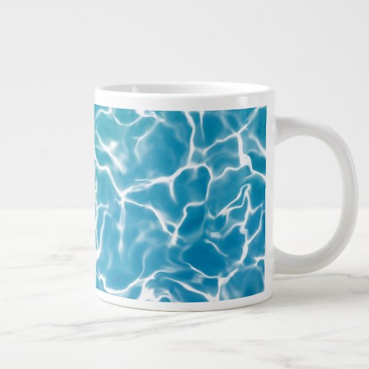Blaues Meer* Jumbo-Tasse (Rechts)