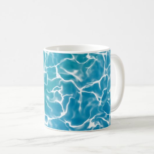 Blaues Meer* Kaffeetasse (VorderseiteRechts)