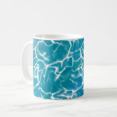 Blaues Meer Kaffeetasse (Vorderseite Links)