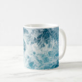 Blaues Meer Kaffeetasse (VorderseiteRechts)