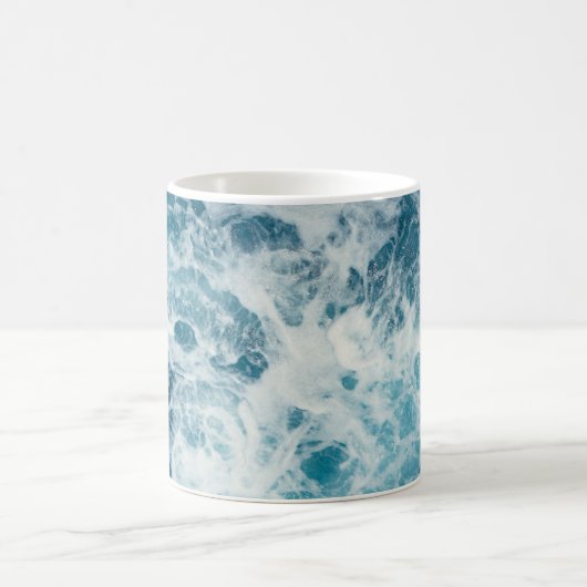 Blaues Meer Kaffeetasse (Mittel)