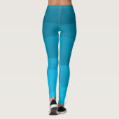 Blaues Meer Leggings (Rückseite)