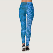 Blaues Meer Leggings (Rückseite)