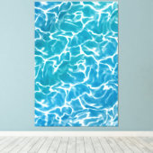 Blaues Meer* Leinwanddruck (Insitu (Holzboden))