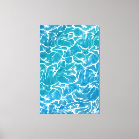 Blaues Meer Leinwanddruck (Vorderseite)