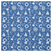 Blaues Meer Muster Stoff (Muster)
