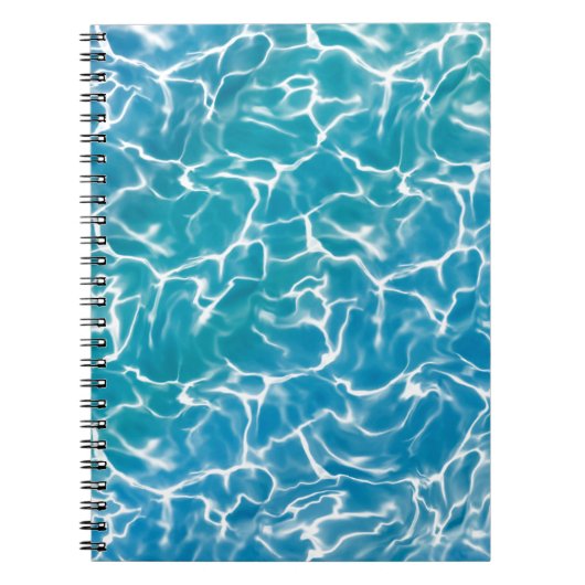 Blaues Meer Notizblock (Vorderseite)