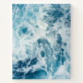 Blaues Meer Notizblock (Rückseite)